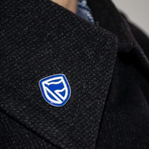 Custom Standard Bank Paint Fill Lapel Pin